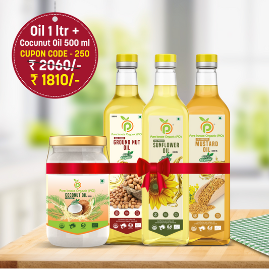 Coconut Oil , Mustard Oil , Ground Nut Oil , Sunflower Oil