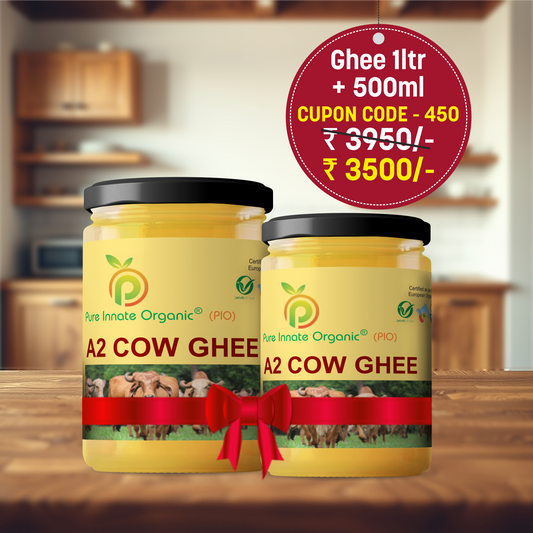A2 Cow Ghee ( 1 liter + 500ml )